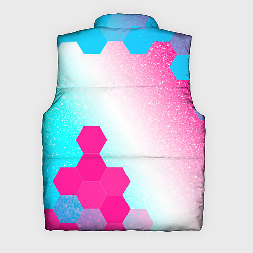 Мужской жилет Changan neon gradient style вертикально / 3D-Черный – фото 2