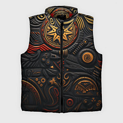Мужской жилет Абстрактный узор в славянской стилистике