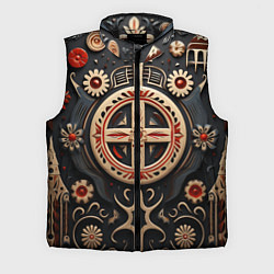 Мужской жилет Орнамент в славянской стилистике