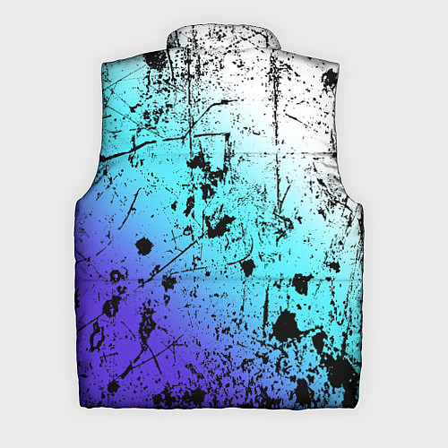 Мужской жилет Часы время градиент / 3D-Черный – фото 2