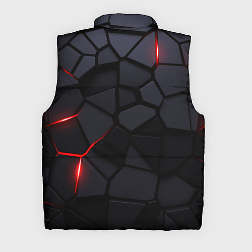 Мужской жилет Honda - плиты с эффектом свечения / 3D-Черный – фото 2