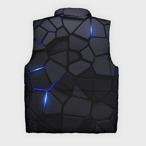 Мужской жилет Volkswagen - плиты с эффектом свечения / 3D-Черный – фото 2