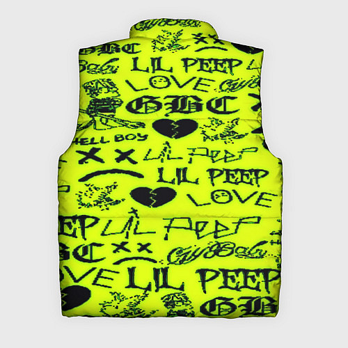 Мужской жилет Lil peep кислотный стиль / 3D-Черный – фото 2