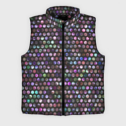 Мужской жилет Пайетки, цвет: 3D-черный