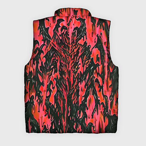 Мужской жилет Демонический доспех красный / 3D-Черный – фото 2