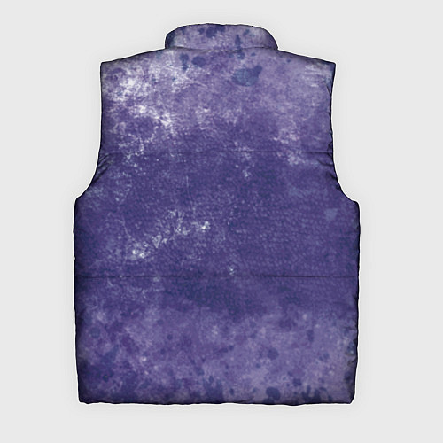 Мужской жилет Абстракция - violet color background / 3D-Черный – фото 2