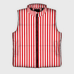 Мужской жилет Красная полоса, цвет: 3D-черный