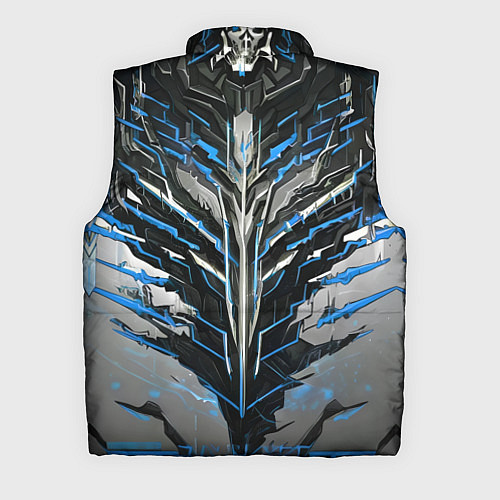 Мужской жилет Киберпанк доспех синий / 3D-Черный – фото 2