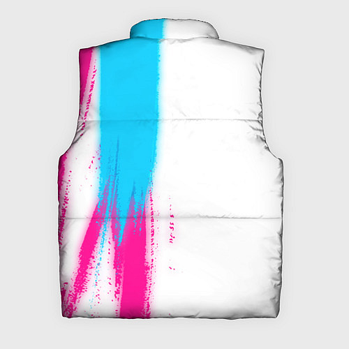 Мужской жилет PUBG neon gradient style по-вертикали / 3D-Черный – фото 2