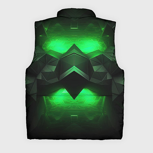 Мужской жилет Абстрактное царство зелени / 3D-Красный – фото 2