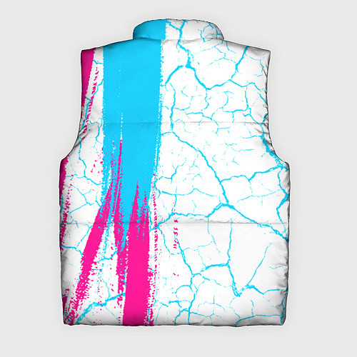 Мужской жилет Bring Me the Horizon neon gradient style по-вертик / 3D-Черный – фото 2