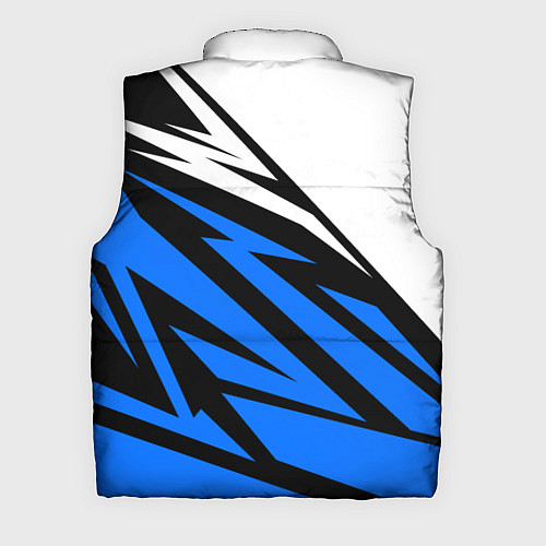 Мужской жилет Volvo - white and blue / 3D-Красный – фото 2