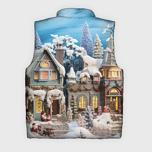 Мужской жилет Северное сияние торжества / 3D-Светло-серый – фото 2