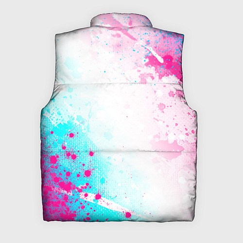 Мужской жилет Green Day neon gradient style вертикально / 3D-Черный – фото 2