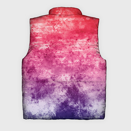 Мужской жилет Абстракция - сине-красный беспорядок / 3D-Светло-серый – фото 2