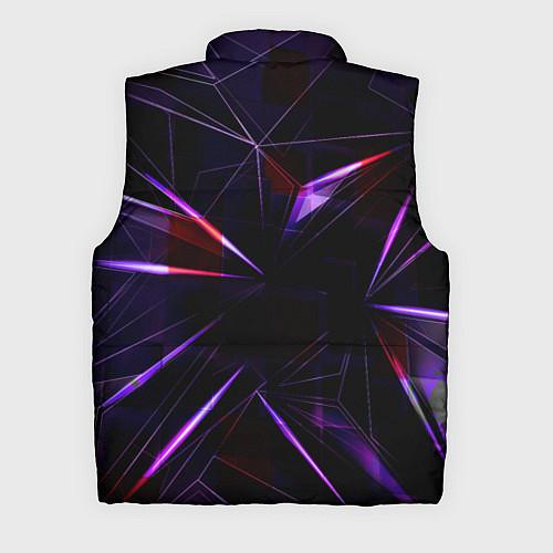 Мужской жилет Фиолетовый хрусталь / 3D-Черный – фото 2
