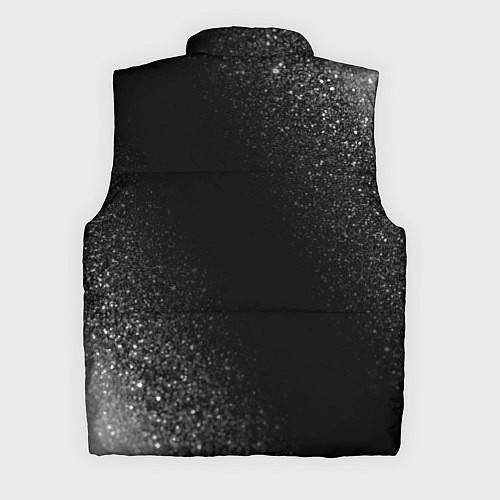 Мужской жилет Skillet glitch на темном фоне по-вертикали / 3D-Черный – фото 2