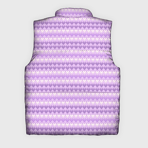 Мужской жилет Геометрический узор с сердцами / 3D-Черный – фото 2