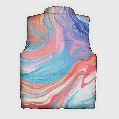 Мужской жилет Цветной вихрь / 3D-Черный – фото 2