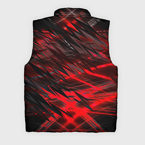 Мужской жилет Черно красные текстуры / 3D-Черный – фото 2