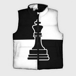 Мужской жилет Шахматы - ферзь
