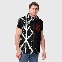 Мужской жилет Знак жертвы из аниме берсерк, цвет: 3D-светло-серый — фото 2