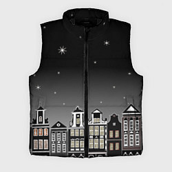 Мужской жилет Ночной город и звездное небо