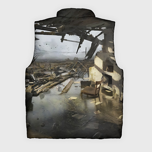 Мужской жилет STALKER 2 дом на болотах / 3D-Черный – фото 2
