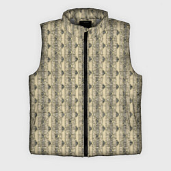 Мужской жилет Паттерн сёро-зелёный, цвет: 3D-светло-серый