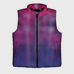 Мужской жилет Клетчатый паттерн, цвет: 3D-черный