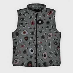 Мужской жилет Серый цвет: глазики-косоглазики