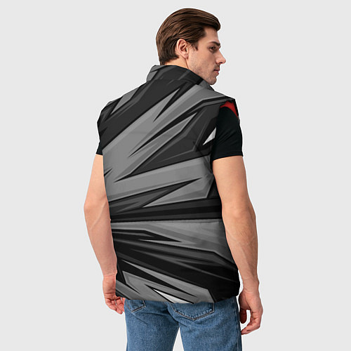 Мужской жилет Honda - монохромный спортивный / 3D-Красный – фото 4