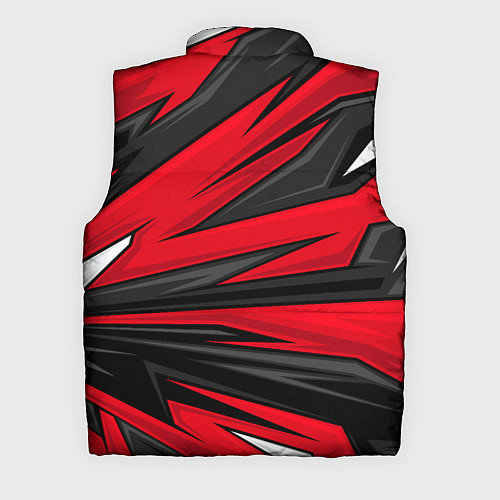 Мужской жилет Red sport - honda / 3D-Красный – фото 2