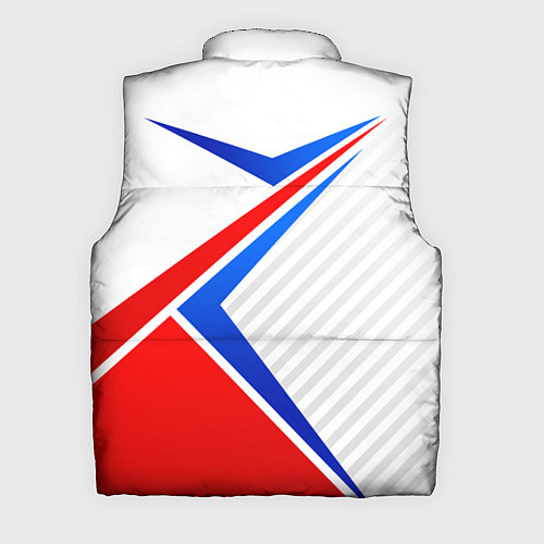 Мужской жилет Герб РФ - классические цвета флага / 3D-Черный – фото 2