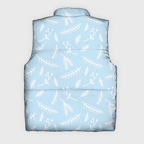 Мужской жилет Нежный новогодний узор / 3D-Светло-серый – фото 2