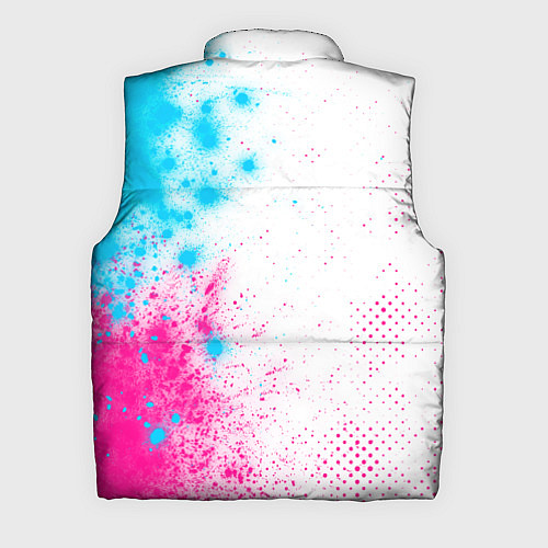 Мужской жилет GTA 6 neon gradient style по-вертикали / 3D-Черный – фото 2