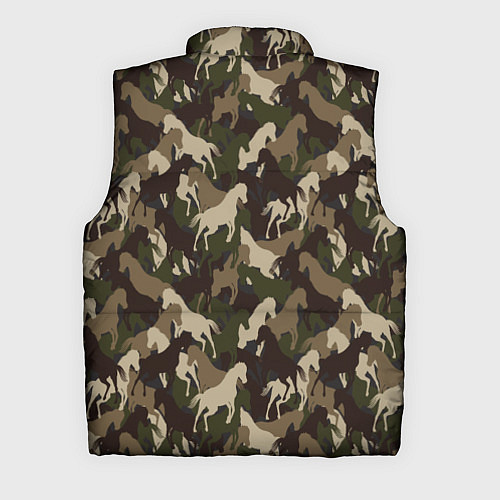 Мужской жилет Лошади камуфляж / 3D-Черный – фото 2