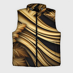Мужской жилет Золотая объемная абстракция
