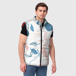 Мужской жилет Силуэты груш, цвет: 3D-красный — фото 2