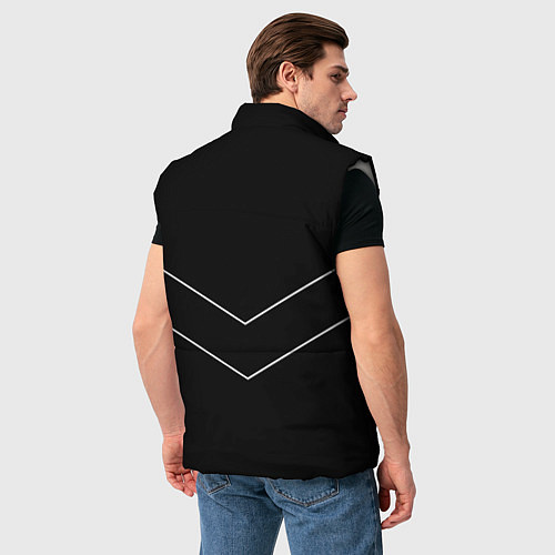 Мужской жилет Олимпийка Андрея из пацанов / 3D-Светло-серый – фото 4