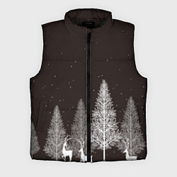 Мужской жилет Олени в лесу