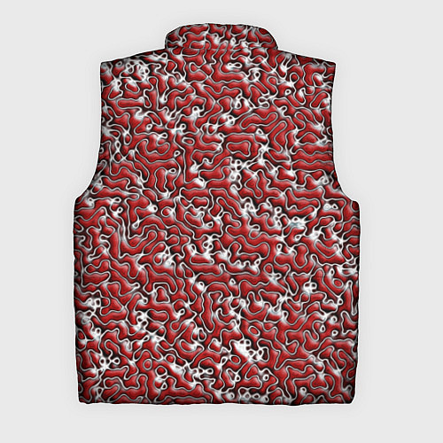 Мужской жилет Кожаный выпуклый рельеф / 3D-Черный – фото 2