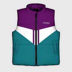 Мужской жилет FIRM темная сирень и бирюза, цвет: 3D-черный