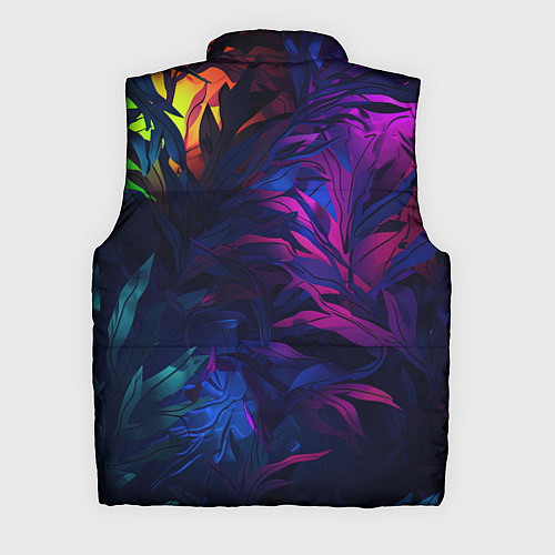 Мужской жилет Абстрактный камуфляж в кислотных абстрактных пятна / 3D-Светло-серый – фото 2