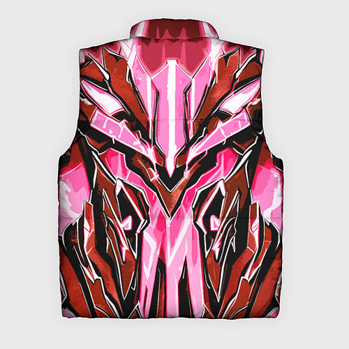 Мужской жилет Розовый кибер доспех / 3D-Черный – фото 2