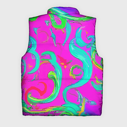 Мужской жилет Abstract floral pattern - aloha / 3D-Красный – фото 2