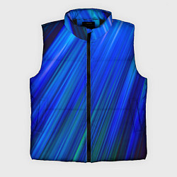 Мужской жилет Неоновые синии линии