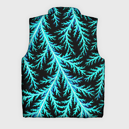 Мужской жилет Разряды электричества Tie Dye / 3D-Светло-серый – фото 2