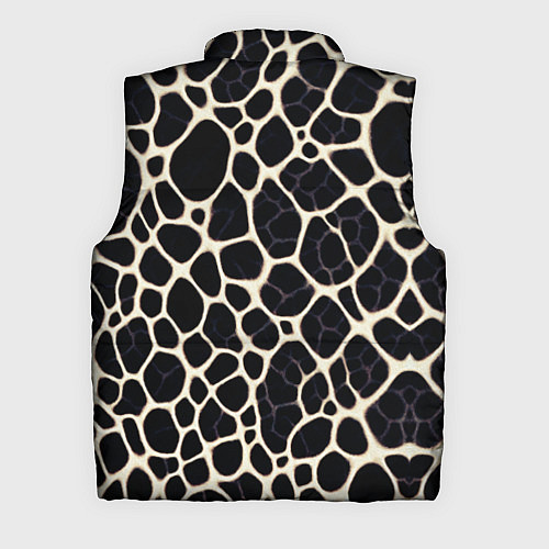 Мужской жилет Патерн клеточной паутины / 3D-Черный – фото 2