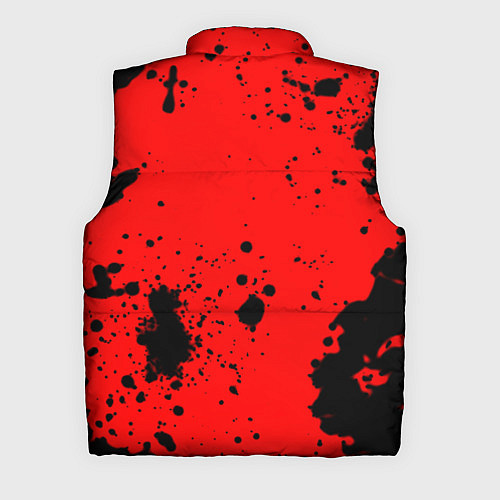 Мужской жилет BMW краски текстура красный / 3D-Черный – фото 2